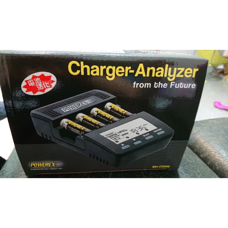 powerex MH-C9000 AA AAA 2號 3號 電池充電器 容量分析器 電池活化器