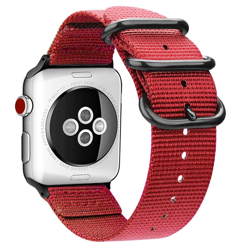 【TW】新款運動三環手腕帶 編織錶帶 適用於蘋果智能手錶 apple watch 5/4/3/2/1代 替換錶帶