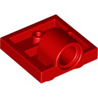 磚家 LEGO 樂高 紅色 Plate Modified 2x2 Pin Hole 薄板 附單邊圓孔 10247