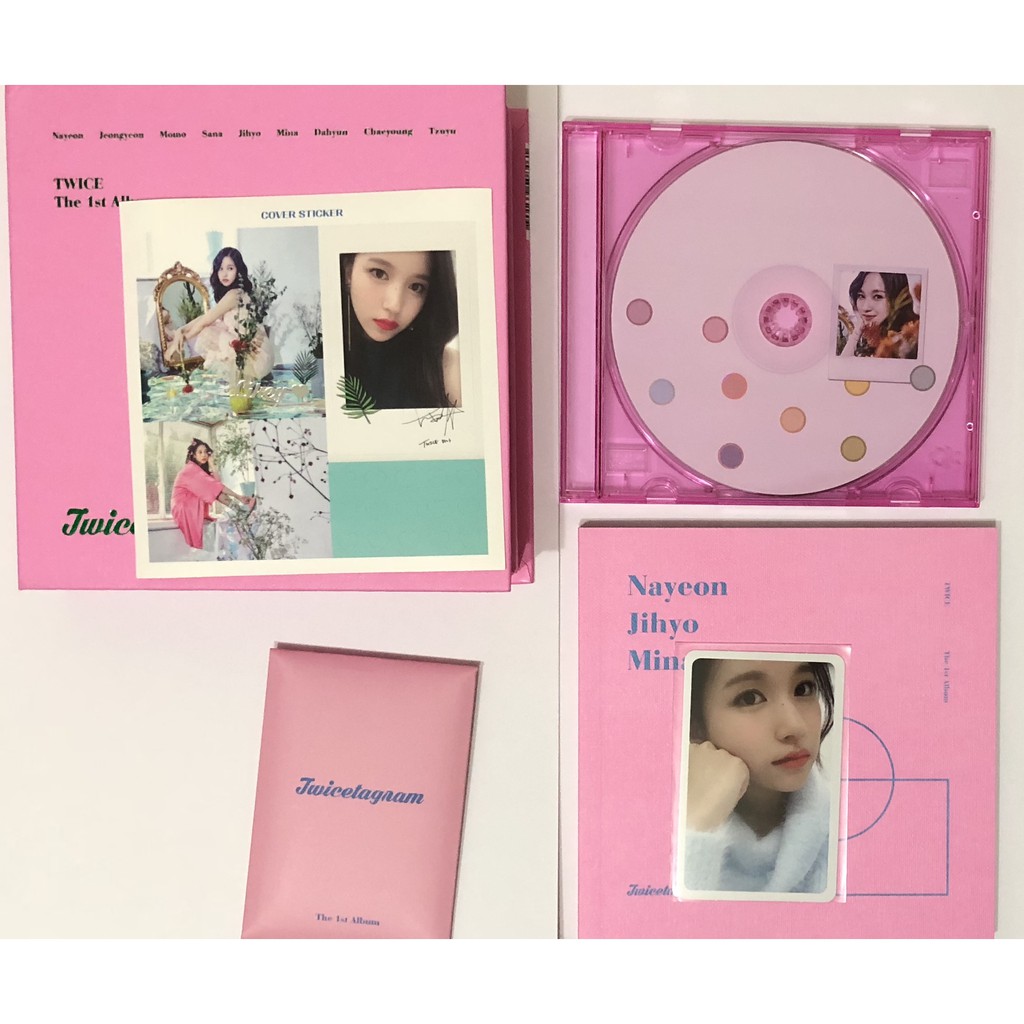 TWICE 空專 Mina CD+小卡+寫真冊+貼紙+海報+預購小卡 韓版 Twicetagram