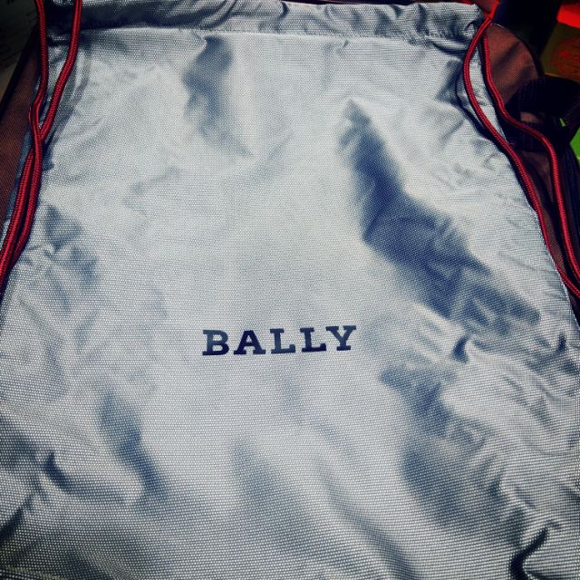 Bally 束口 尼龍後背包 全新