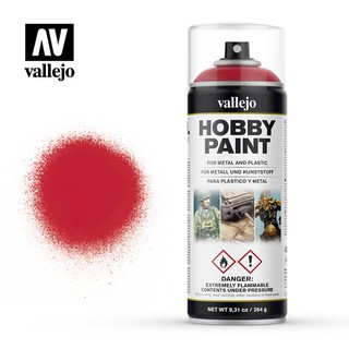 【顏料】【Vallejo】【噴罐】28023 - 鮮血紅色 Bloody Red