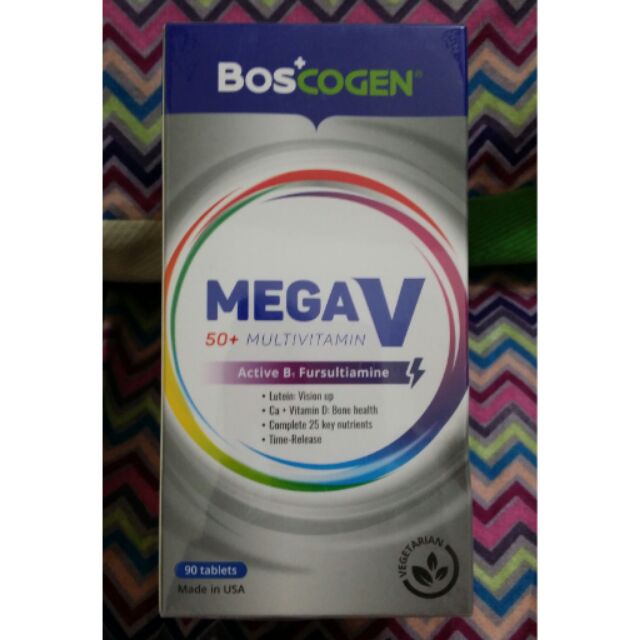 [ 百仕可MEGA 50+綜合維他命錠MEGA V 50+ Multivitamin ]