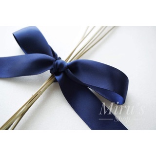 22mm 雙面緞帶 藍色系 海軍藍 深藍 Navy 緞帶 禮物 花束緞帶 鮮花包裝 烘培包裝 手工材料