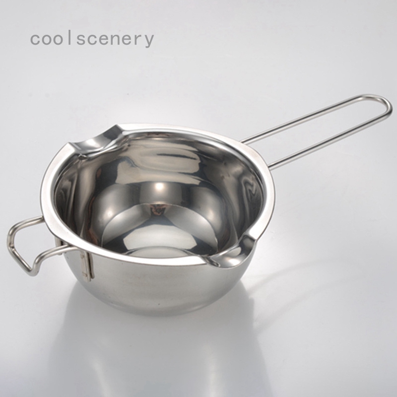 新款304不銹鋼材質巧克力隔水加熱融化鍋烘焙加熱鍋糊芝士融化碗