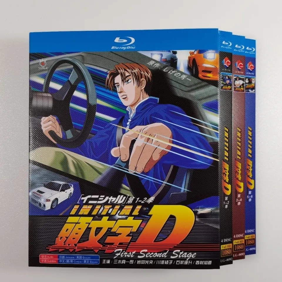 藍光動漫 頭文字d 1 6季 詳情請看圖片介紹 12bd藍光碟 蝦皮購物