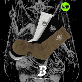 BEST FOOT FRIEND /BFF襪 電繡六芒星 長襪【PS中壢】