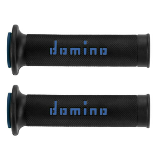 正版義大利 Domino Moto GP車隊賽車專用雙層超軟握把（黑藍）