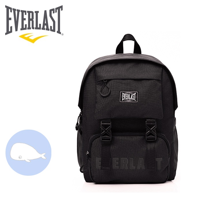 【小鯨魚包包館】EVERLAST 後背包 41551742 黑色 卡其 綠色