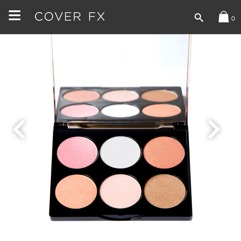 現貨COVER FX Perfect Highlighting Palette 六色打亮盤