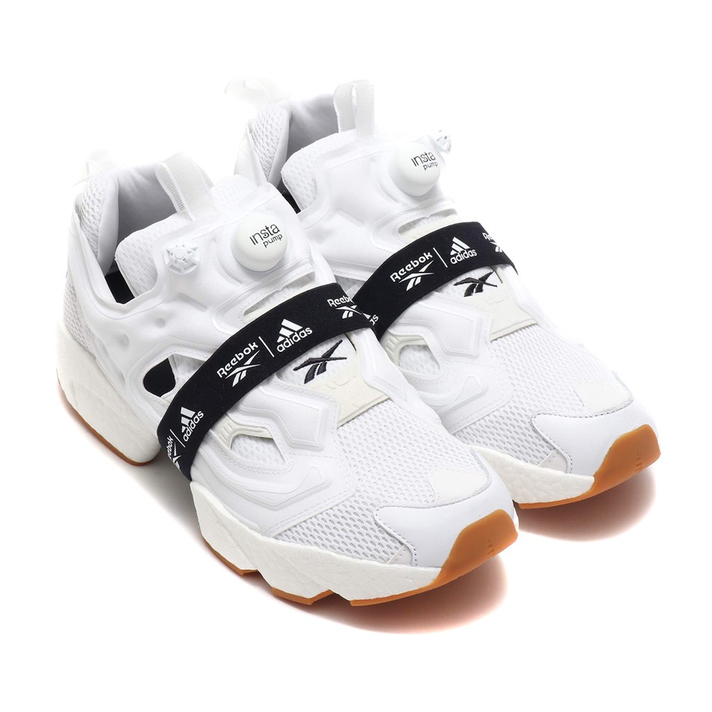 CodEX\u003d REEBOK INSTA PUMP FURY X BOOST 充氣慢跑鞋(白) FU9238 愛迪達聯名| 蝦皮購物