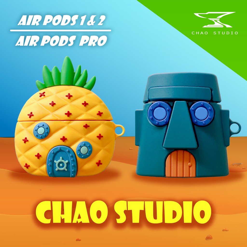 🏆全新現貨 x CHAO🏆 AirPods保護套 大鳳梨  Airpods1/2代 AirpodsPro 保護套 防疫