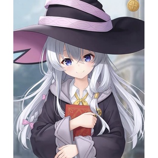 駭客優品《 魔女之旅 》伊蕾娜 娃娃 玩偶 布偶 雙面 靠枕 抱枕 含枕芯【2WT 35x55CM】