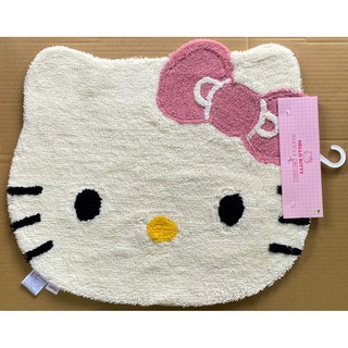 Hello Kitty 凱蒂貓 軟毛吸水防滑 腳踏墊 地墊 (日本販售限定.55x63cm.)