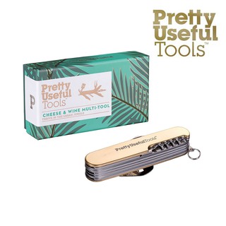 【Pretty Useful Tools】金色7合1起司紅酒餐廚多用途隨身工具