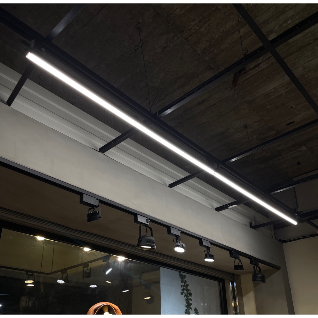 北歐LED軌道燈T5線型燈燈組 登錄保固3年 軌道型線型燈1/2/3/ 4尺 燈管 一體式 白光 自然光 黃光 | 蝦皮購物