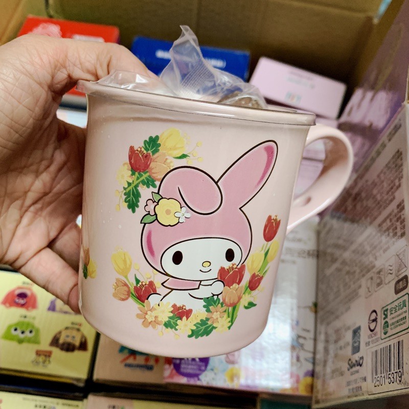 2.台灣7-11超商限定 Hello Kitty 三麗鷗盆栽陶瓷杯組美樂蒂款