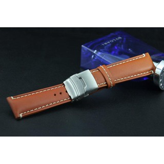 超值!適用收尾(錶扣端 20mm 22mm)之皮錶帶的不鏽鋼單折安全錶扣