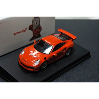 【特價現貨】1:64 Spark Porsche 911 (991) GT3 RS 2016 紅色 #0