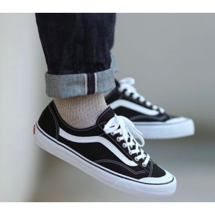 vans style 36 decon sf black white