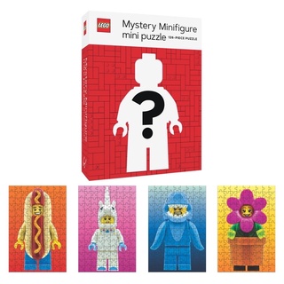 （已拆開）LEGO樂高盲盒拼圖126片 熱狗 獨角獸 鯊魚 花盆女