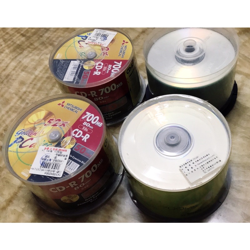 ［出清特惠］三菱、Sony、Kokolo  CD-R  50入 空白光碟片