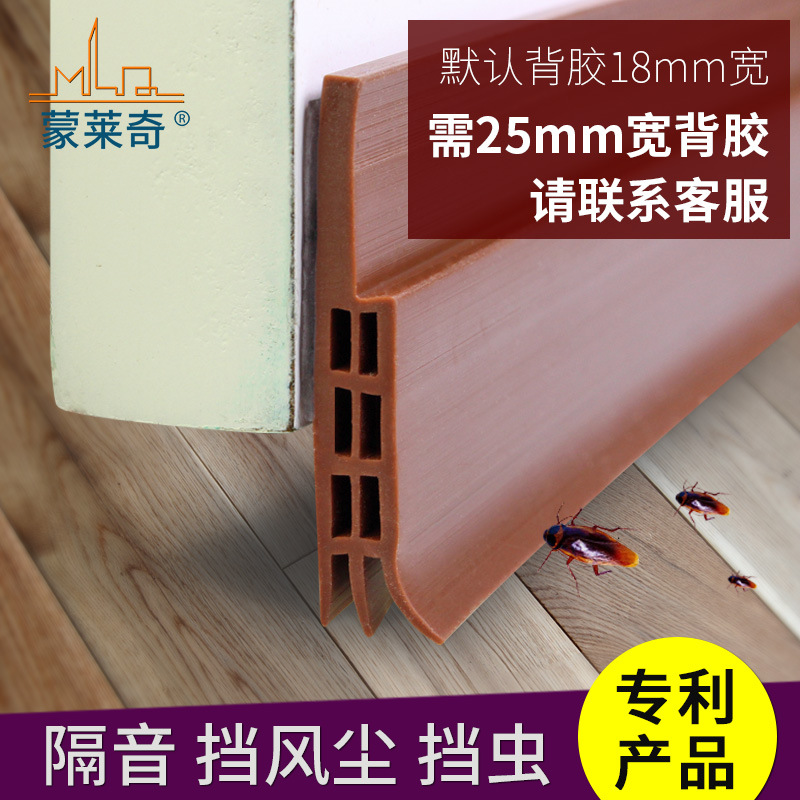 自粘硅膠門底密封條卧室門縫隔音防風條防塵條lq7 Lq6英文 蝦皮購物
