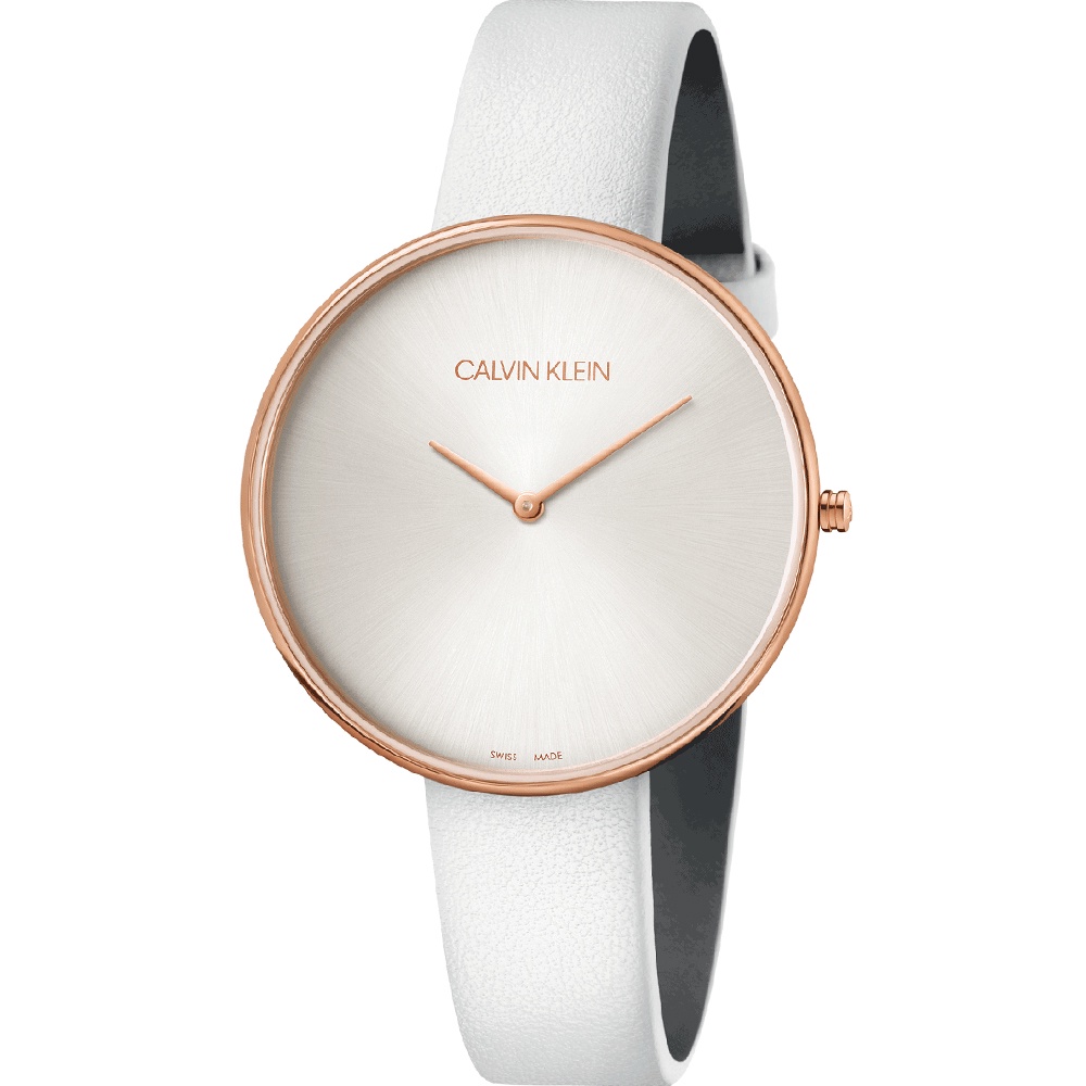 Calvin Klein CK 女 優雅氣質月光時尚腕錶(K8Y236L6)