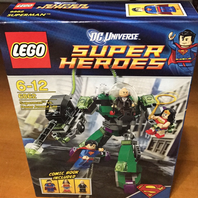 LEGO 6862 電影Super Heros 系列 蝙蝠俠 Batman 樂高超人神力女超人