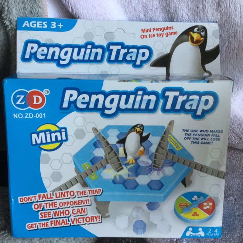 可愛企鵝敲冰塊 桌遊 拯救企鵝 企鵝敲冰磚遊戲迷你隨身版 親子互動遊戲 桌遊 玩具