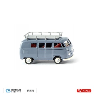 Wiking 078810 (HO) VW T1(type 2) 巴士-粉藍色