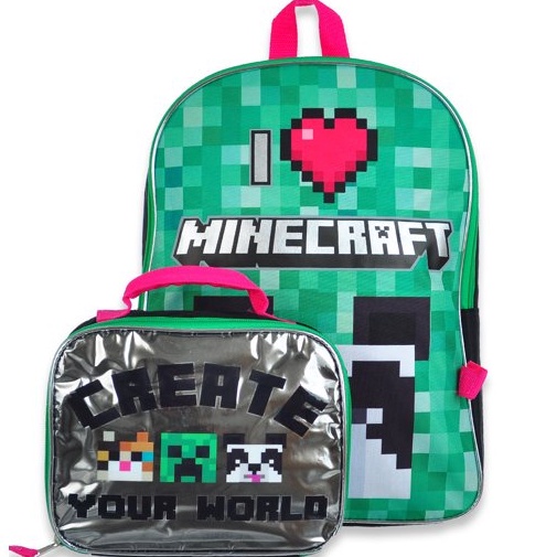 預購🚀英國正貨🚀英國專櫃 Minecraft 麥塊 兒童書包 餐袋 便當袋 後背包 書包 兒童 小學