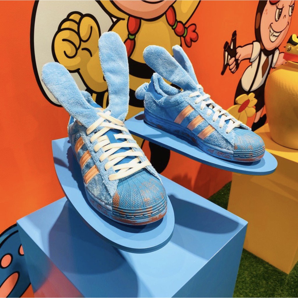 潮鞋之家☆ Melting Sadness X adidas originals 休閒鞋平底鞋藍兔子FZ5253 | 蝦皮購物