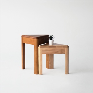 【居然家居】飯糰凳几 台灣製造 實木小凳子 穿鞋椅 客廳小椅子