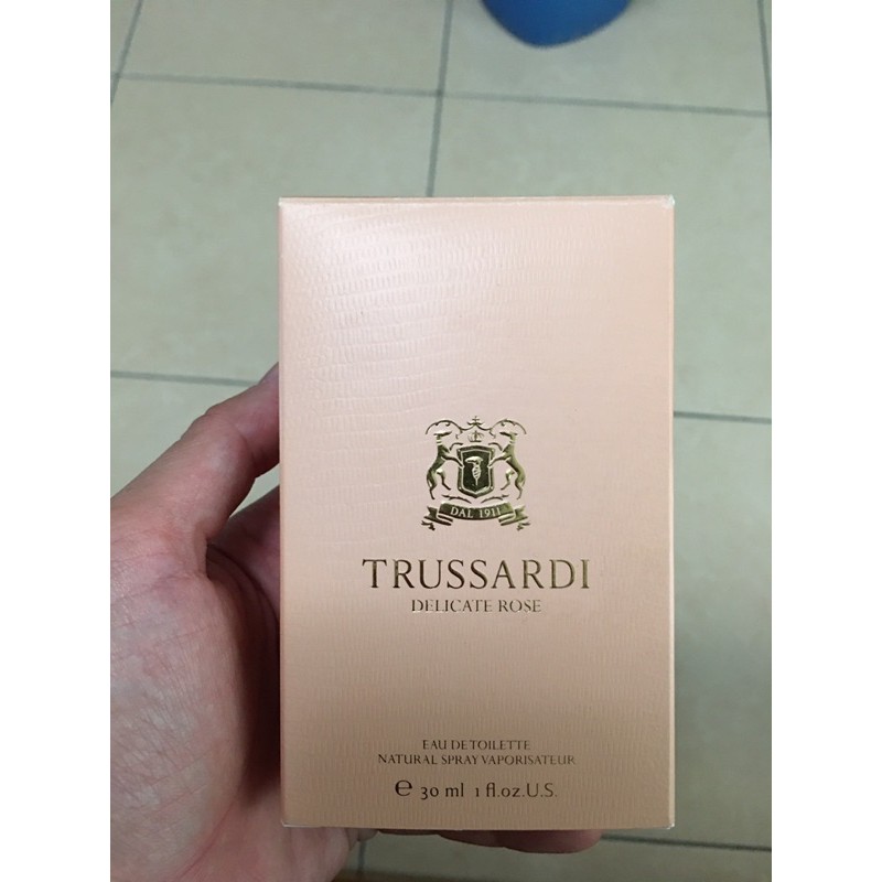 Trussardi Delicate Rose 晶漾玫瑰女性淡香水/9分滿/二手