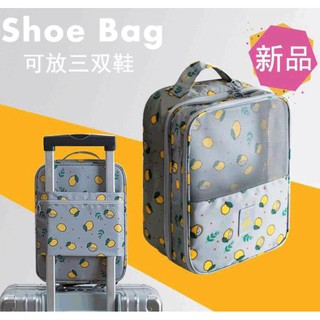 沛恩精品 旅行收納包衣服鞋子收納袋 防水PVC收納袋 旅行箱衣物收納 行李袋 鞋子收納袋 可插行李箱拉桿 雙層分開收納