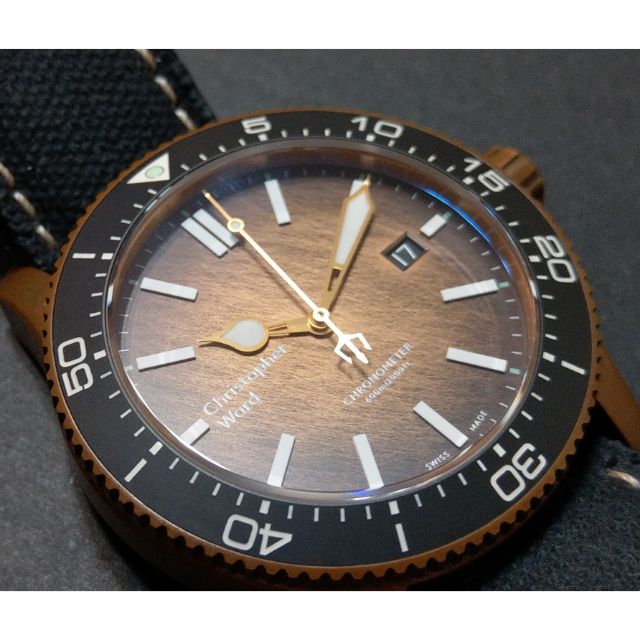 Christopher Ward C60限量300只 銅自動機械 COSC天文台認證潛水錶