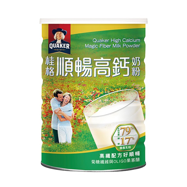 桂格高鈣順暢奶粉 1500g/罐  【大潤發】