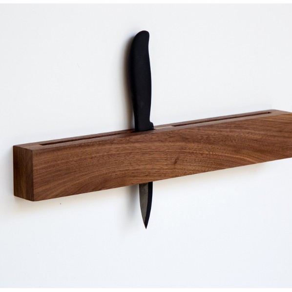 實木牆上創意刀架壁掛式刀座廚房用品掛件家用簡約收納刀具置物架
