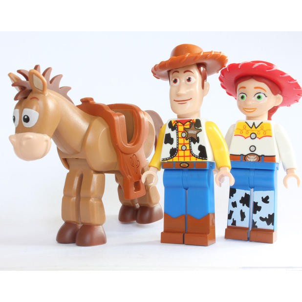 Lego 樂高 玩具總動員系列 人偶 胡迪 翠絲 紅心馬  toy003 toy008
