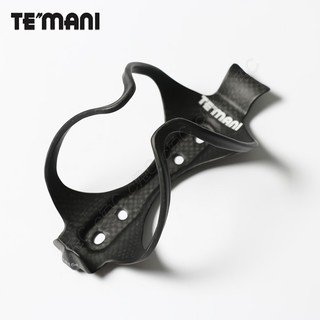 TEMANI-全新自行車碳纖維水壺架：3K低調消光黑 T700 Carbon 霧面 腳踏車水杯座 東麗單車水瓶架