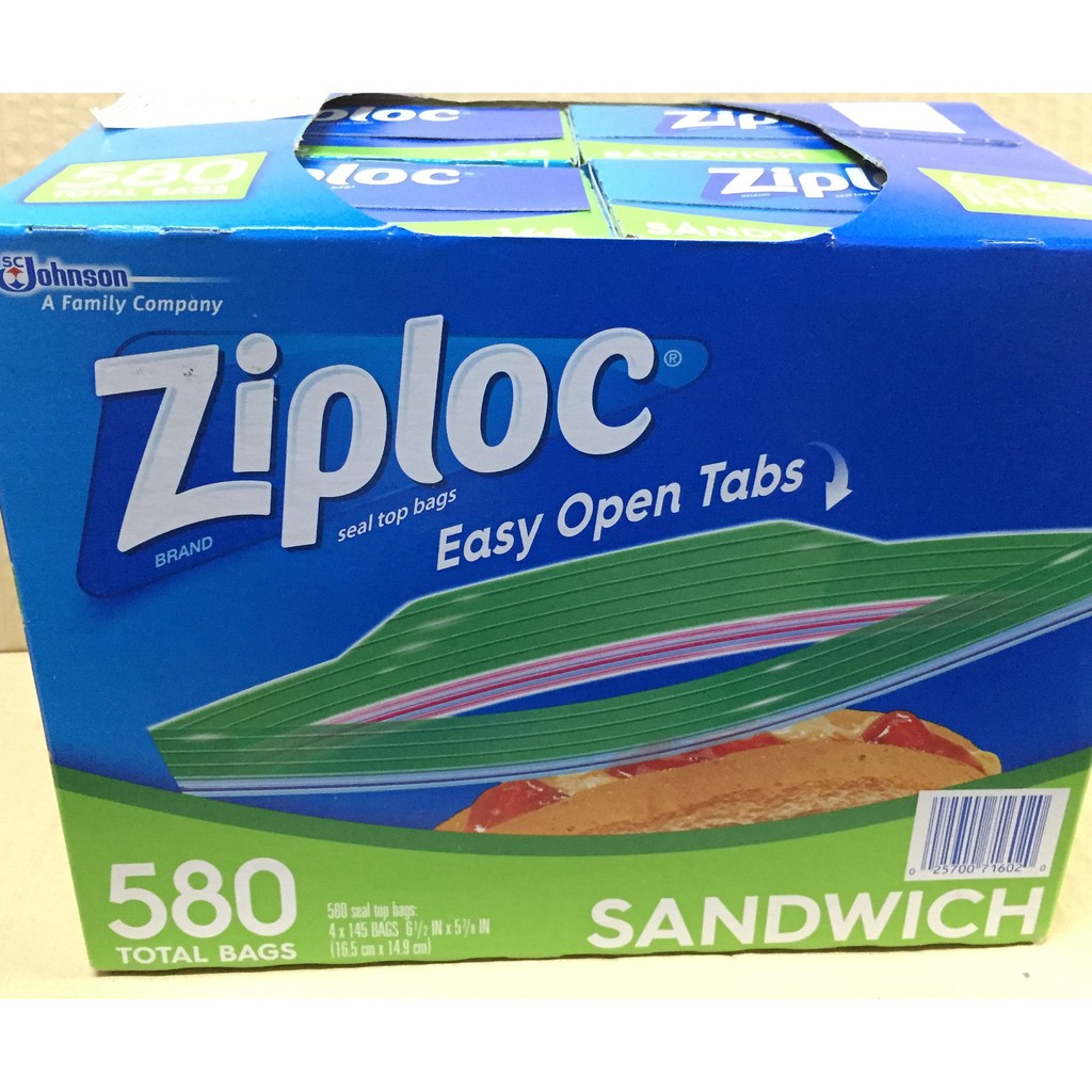 美國 ziploc 密保諾 可封閉式三明治保鮮袋 145個/盒 拆售 耐熱 微波 舒肥 costco 代購 好市多