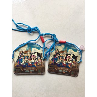Disney 迪士尼 零錢包 錢包 斜背包 收納包 二手 兩個齊售