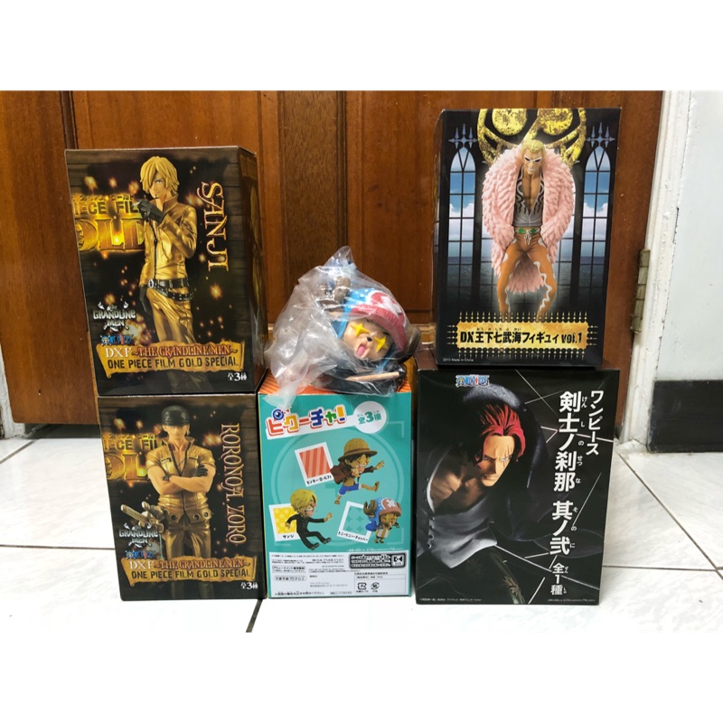 海賊王 航海王 ONEPIECE 黃金城香吉士 黃金城索隆 zoro 喬巴chopper 多佛朗明哥 紅髮傑克 公仔港版