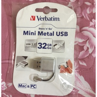 Verbatim 威寶 32GB USB3.0 蘋果專用迷你金屬隨身碟