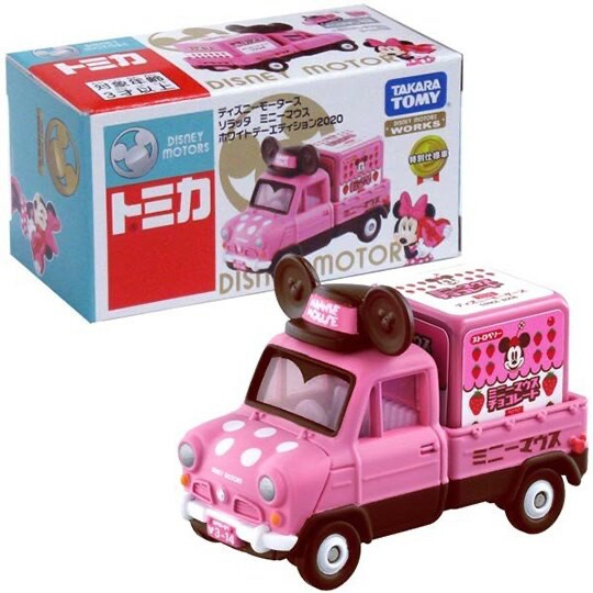 盒損出清【Tomica】多美 Disney 迪士尼 草莓 米妮小貨車 2020 白色情人節 限定版 現貨