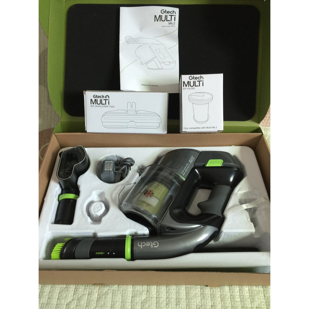 英國Gtech Multi Plus 第二代 小綠 無線手持吸塵器 塵蹣吸塵器 (486團購公司貨)