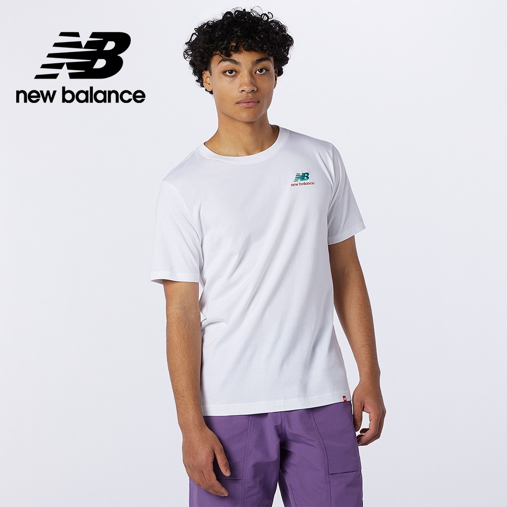 【New Balance】左胸NB短袖T_男性_白色_MT11592WT