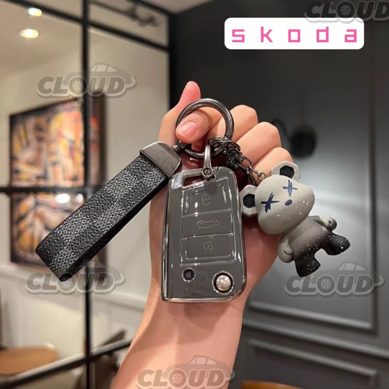 ▪︎CLOUD▪︎ SKODA Fabia Octavia Kamiq Kodiaq Scala 鑰匙套 鑰匙包 鑰匙殼