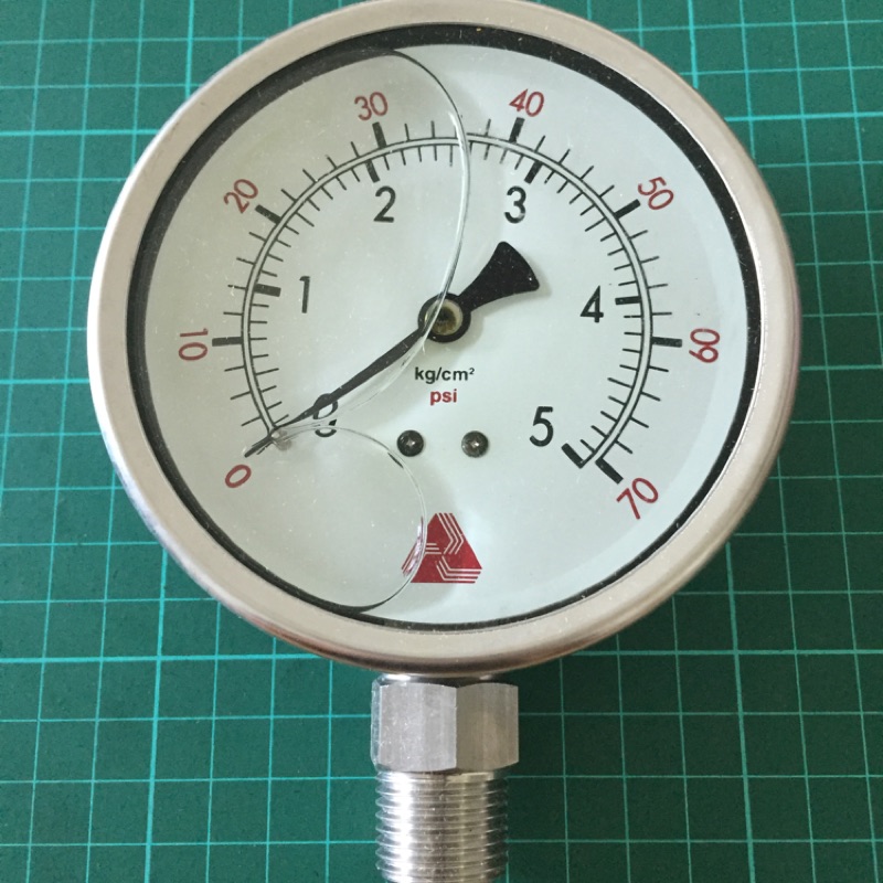 NPT1/2”充油式壓力錶